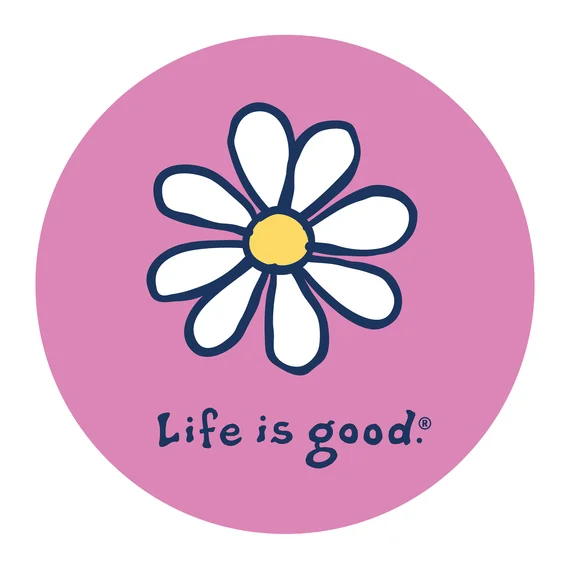 - Cat anti-jump window safety netLig Daisy Vintage 4" Circle Sticker