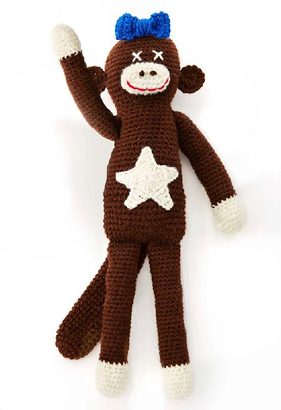  -Anti-scratch sofa protective coverFree Lucy the Monkey Pattern