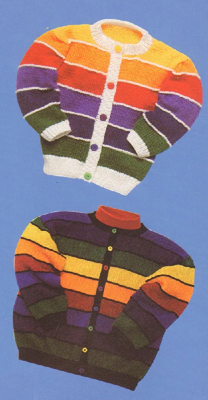 ---Striped Cardigan Pattern
