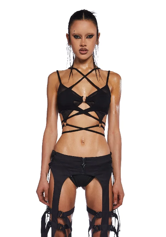 Charged Criss-Cross Bikini Top