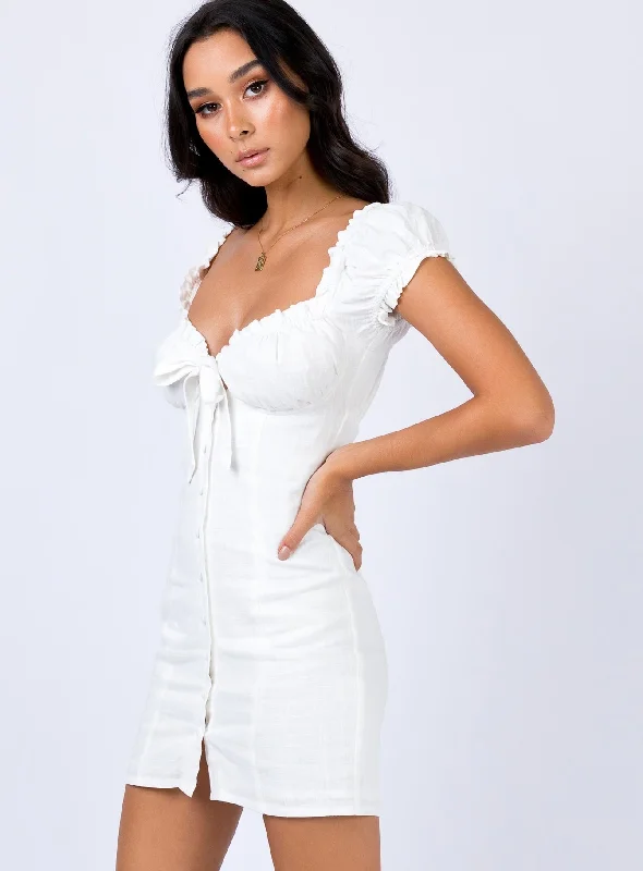 Elouise Mini Dress White