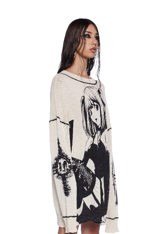 Perfect Pop Idol Oversized Sweater