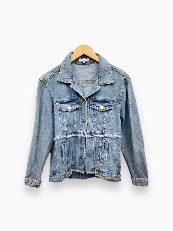 Blue Denim Jacket Denim Polagram Size S