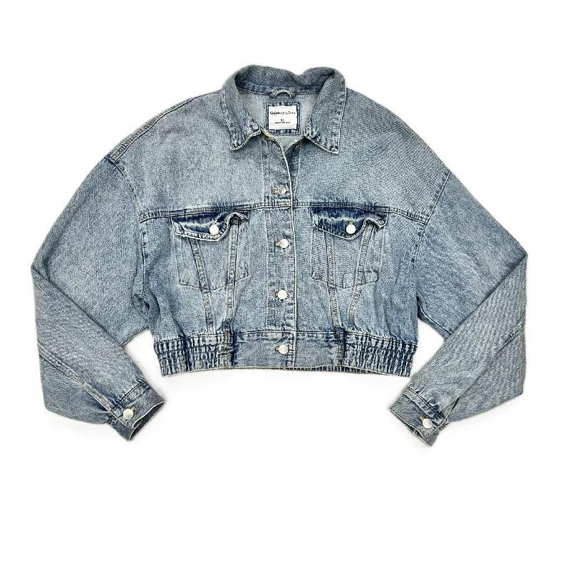 Denim Jacket Denim By Highway, Size: Xl