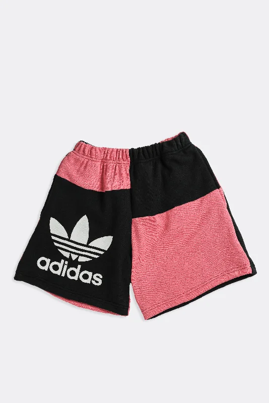 Rework Adidas Patchwork Sweatshorts - XS