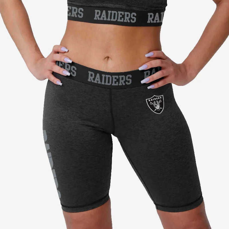 Las Vegas Raiders Womens Team Color Static Bike Shorts