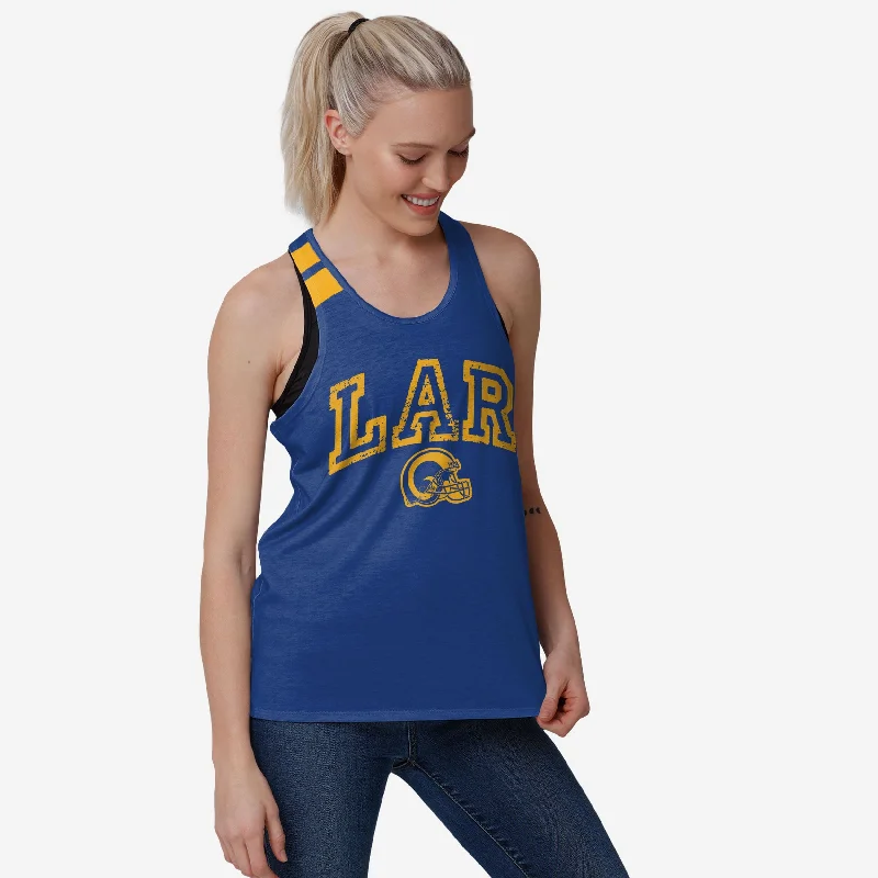 Los Angeles Rams Womens Original Team Twist Sleeveless Top