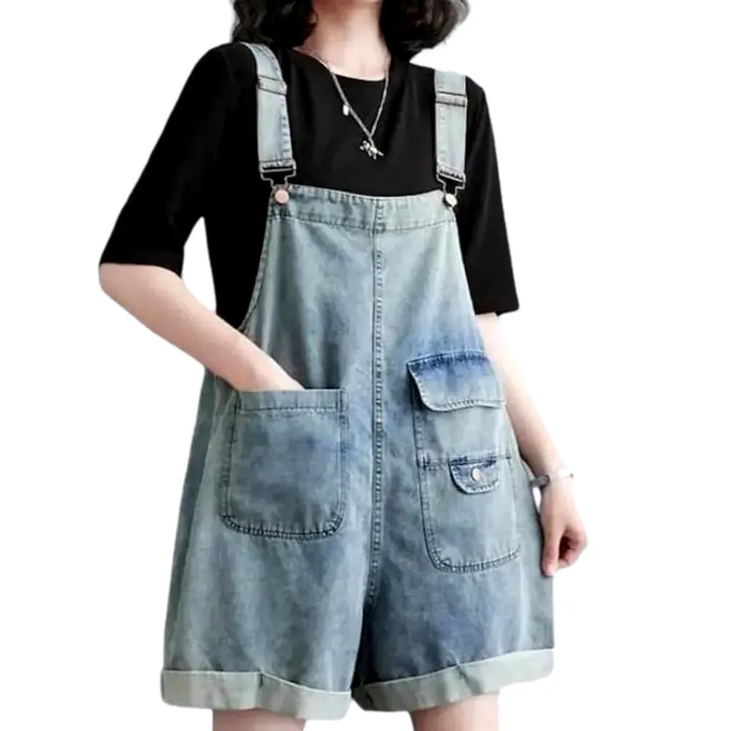 Vintage denim overall for ladies