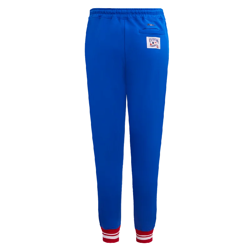 MLB MONTREAL EXPOS RETRO CLASSIC WOMEN'S RIB SWEATPANT (ROYAL BLUE/RED)