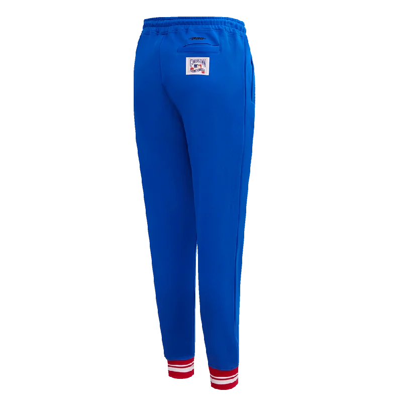 MLB MONTREAL EXPOS RETRO CLASSIC WOMEN'S RIB SWEATPANT (ROYAL BLUE/RED)