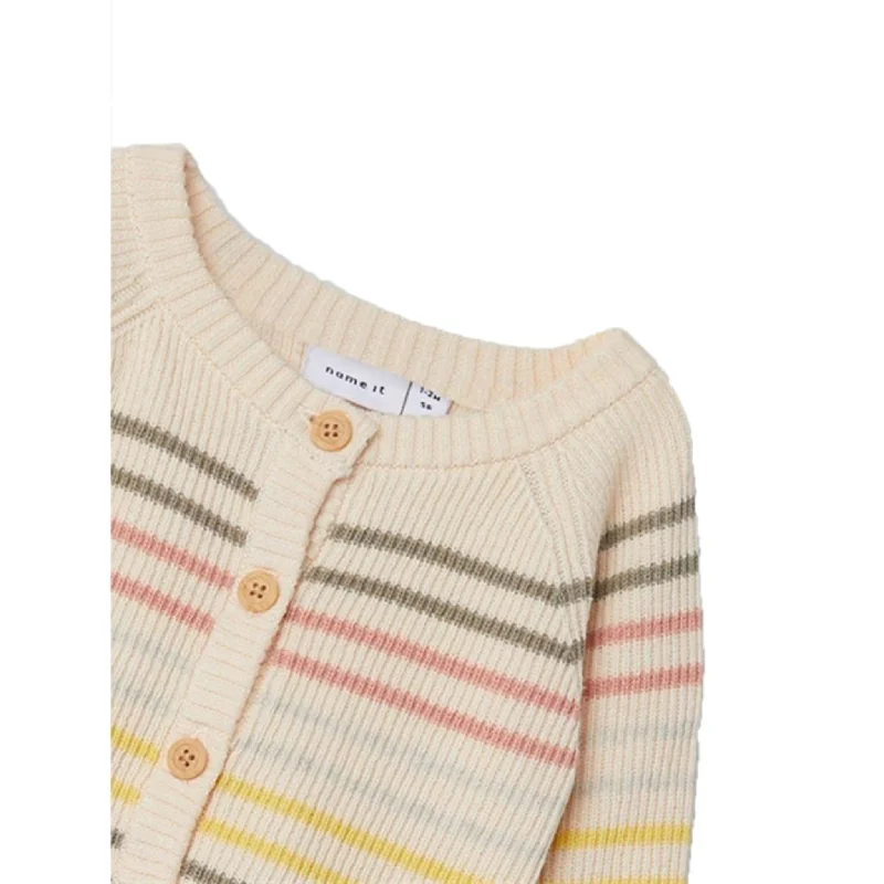 Name it Créme De Pêche Hipas Knit Cardigan