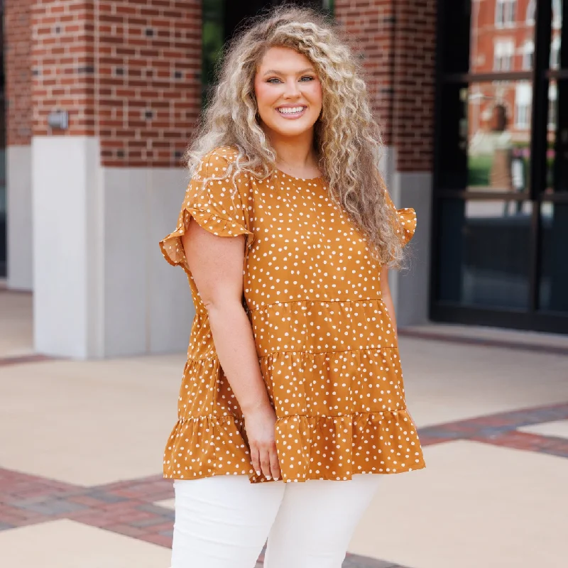 Weekend Ready Top, Marigold