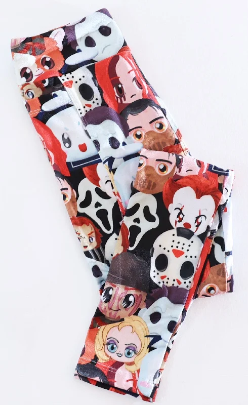 [Pre Sale] A Little Batty Cartoon Crazies - Adult & Kids Casual Cloud Soft Yoga Band Leggings EST SHIP EARLY SEPTEMBER