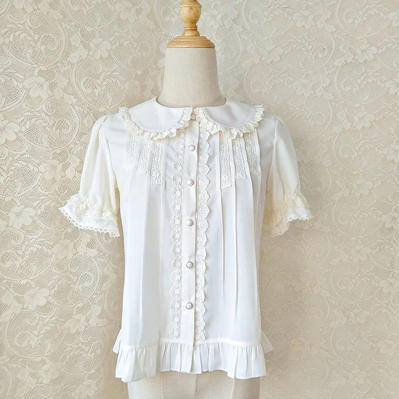 (BuyForMe) Youlan Lane~Peter Pan Collar Kawaii Lolita Blouse