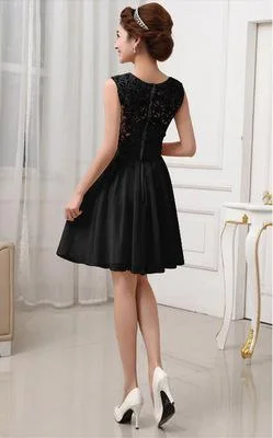 Sleeveless Sashes Knee-length Tank Slim Sexy Homecoming Dress