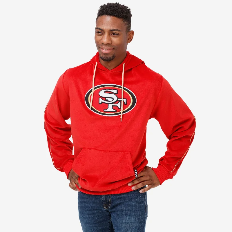 San Francisco 49ers Velour Hooded Sweatshirt