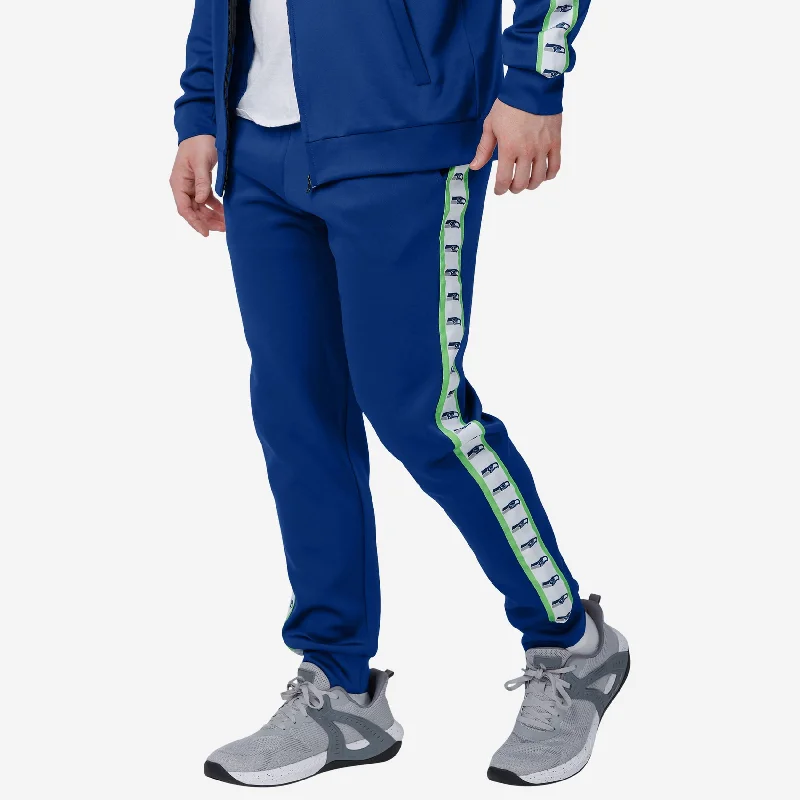 Seattle Seahawks Stripe Logo Track Pants